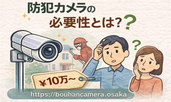 防犯カメラの必要性とは？