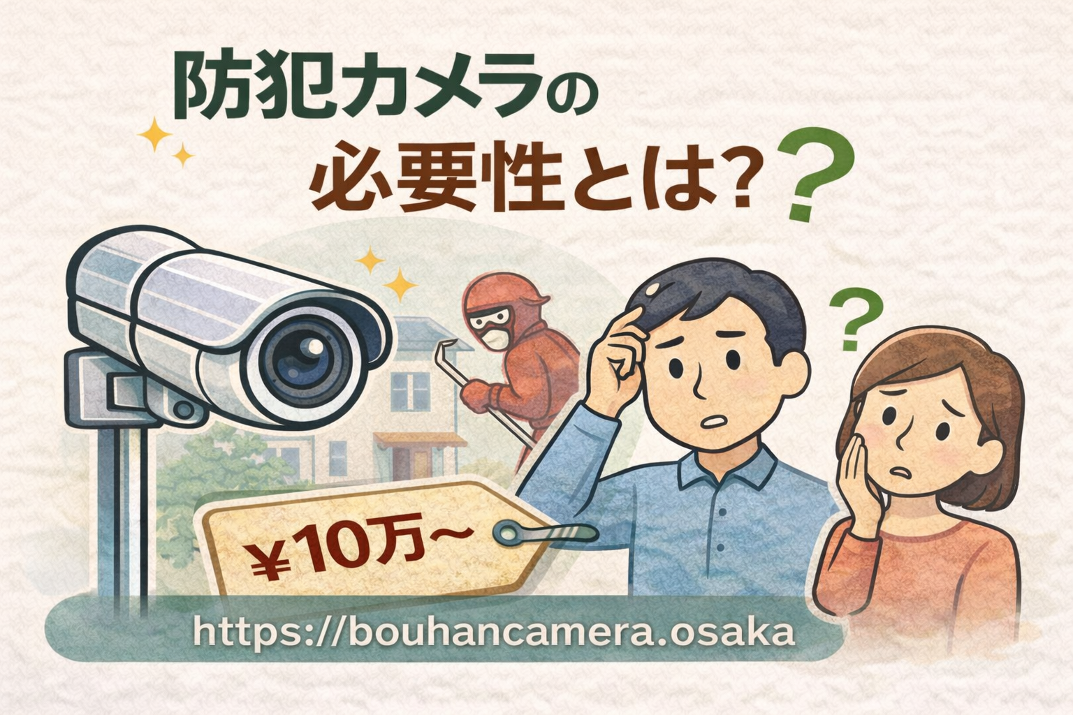 防犯カメラの必要性とは？