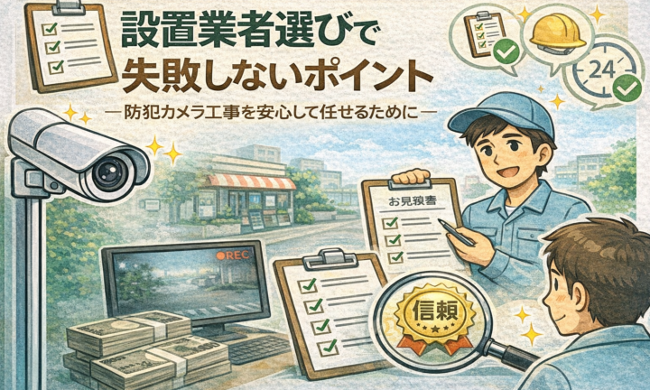 設置業者選びで失敗しないポイント