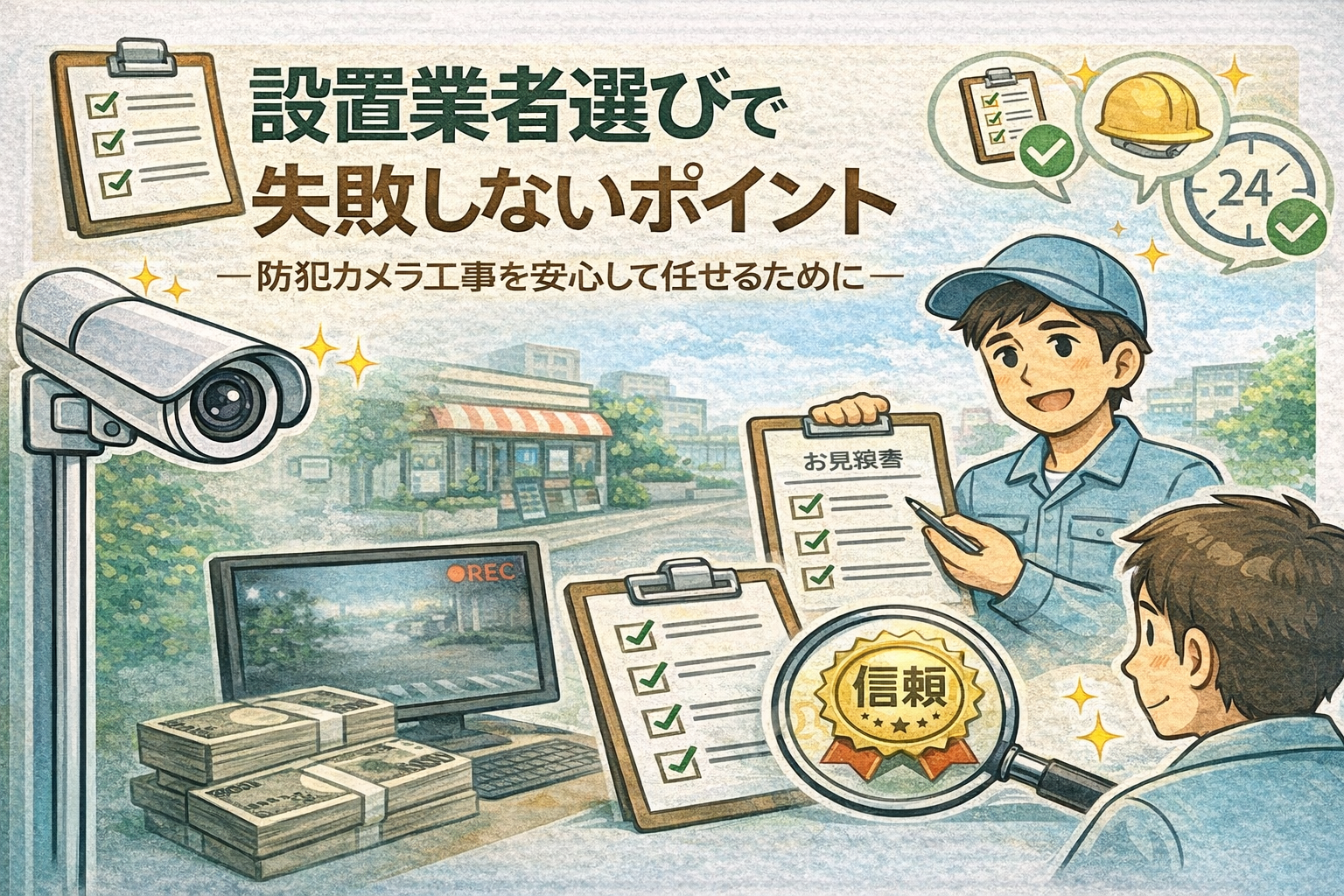 設置業者選びで失敗しないポイント