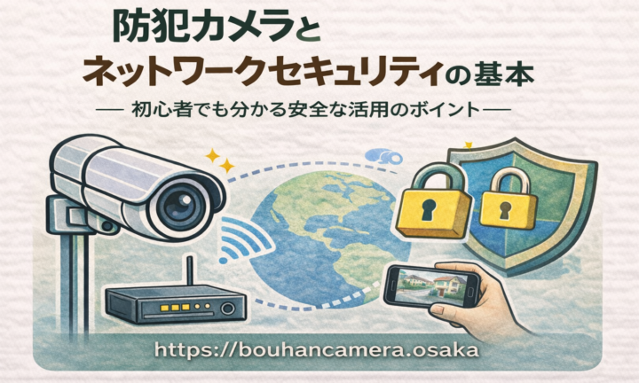 防犯カメラとネットワークセキュリティの基本　　