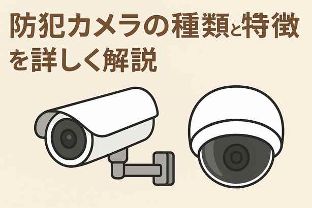 防犯カメラの種類と特徴の詳しい解説