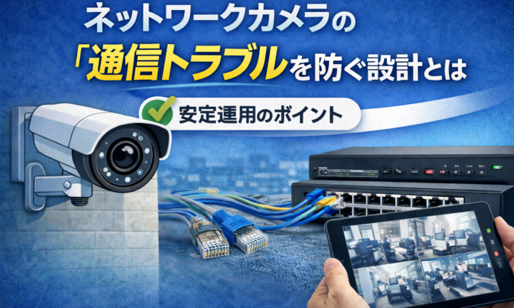 ネットワークカメラの「通信トラブル」を防ぐ設計とは